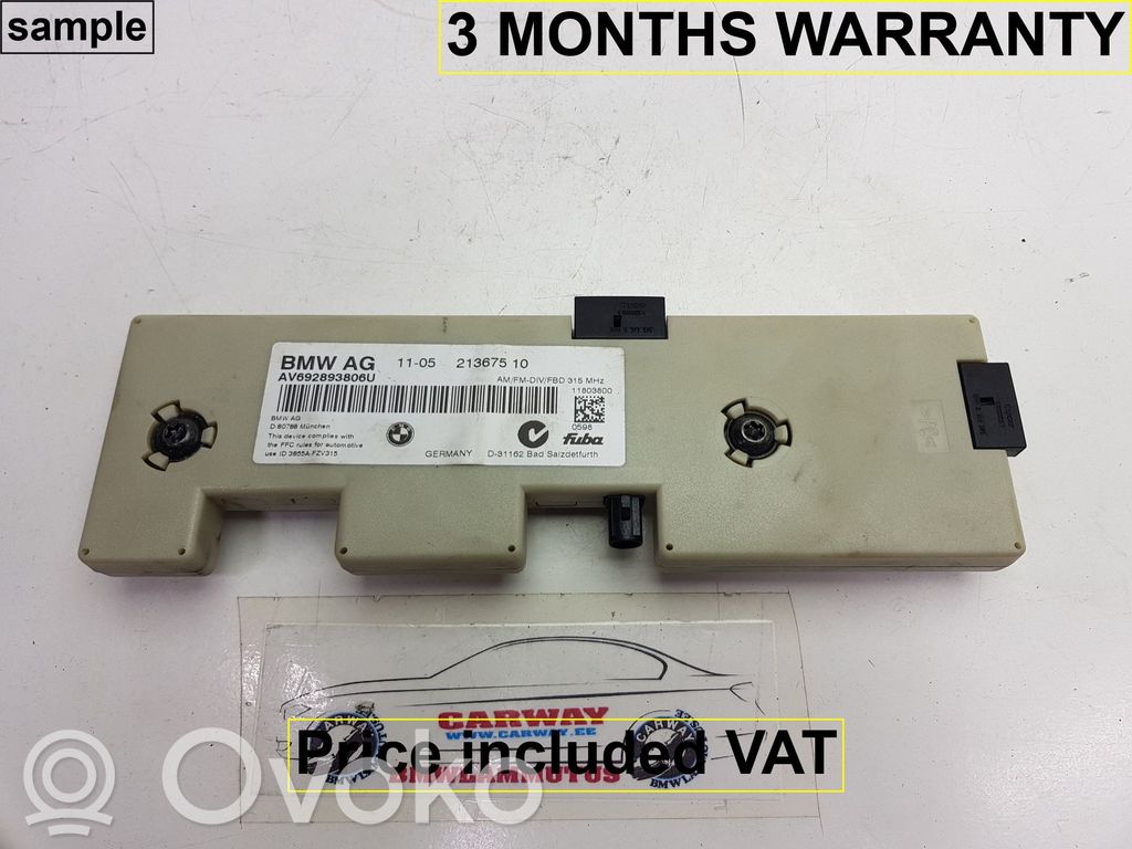 BMW 3 E90 E91 Antenas pastiprinātājs 