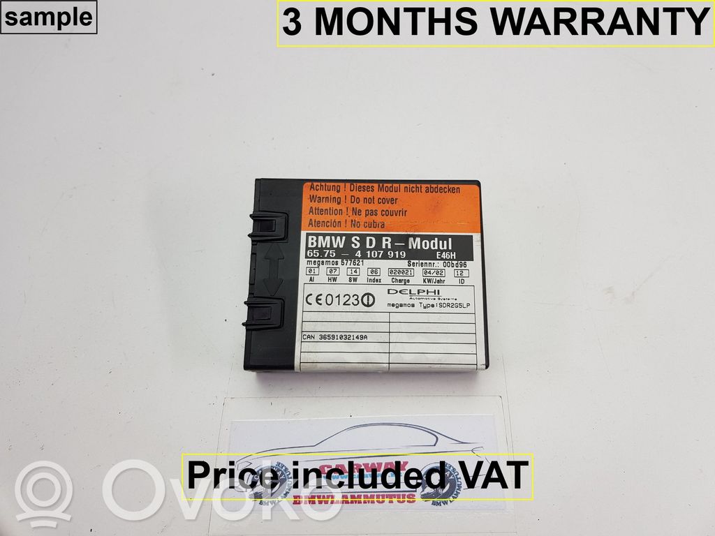 BMW 3 E46 Alarm control unit/module 
