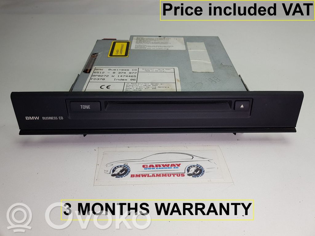 BMW X5 E53 Radio/CD/DVD/GPS head unit 