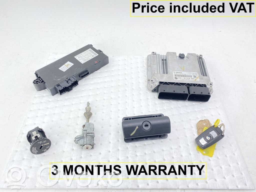 BMW 3 E90 E91 Komputer / Sterownik ECU i komplet kluczy 