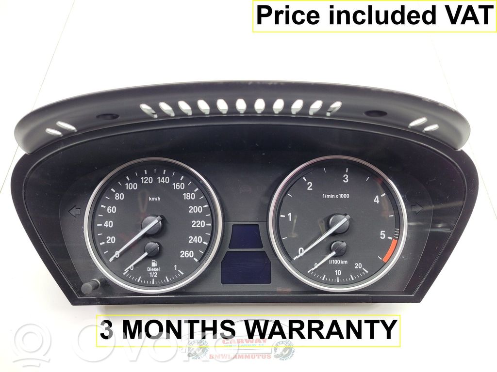 BMW 5 E60 E61 Speedometer (instrument cluster) 