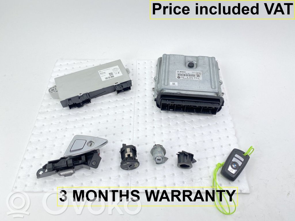 BMW 5 F10 F11 Komputer / Sterownik ECU i komplet kluczy 