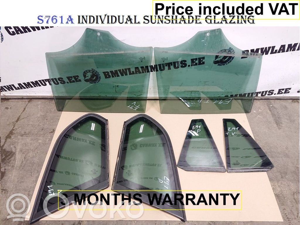 BMW 3 E90 E91 Side middle window/glass 