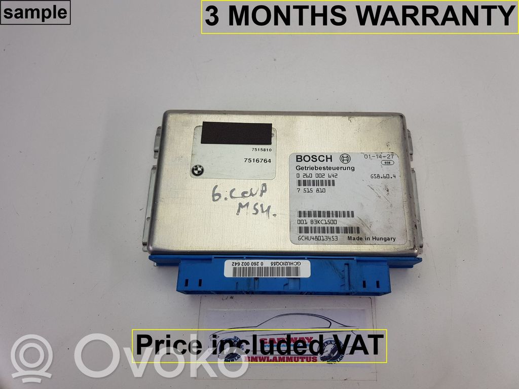 BMW 5 E39 Unitate/modul de control cutie de viteze 