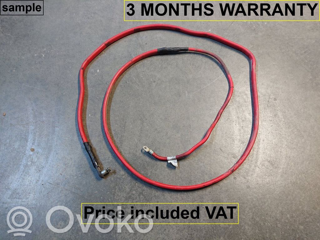 Positive cable (battery)   61129297280,9297280,9297280,6927704,9132584,9176953,9297280