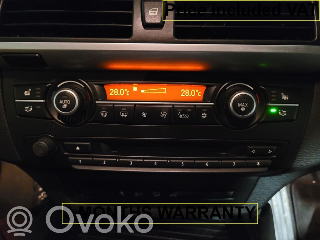 BMW X5 E70 Centralina del climatizzatore 