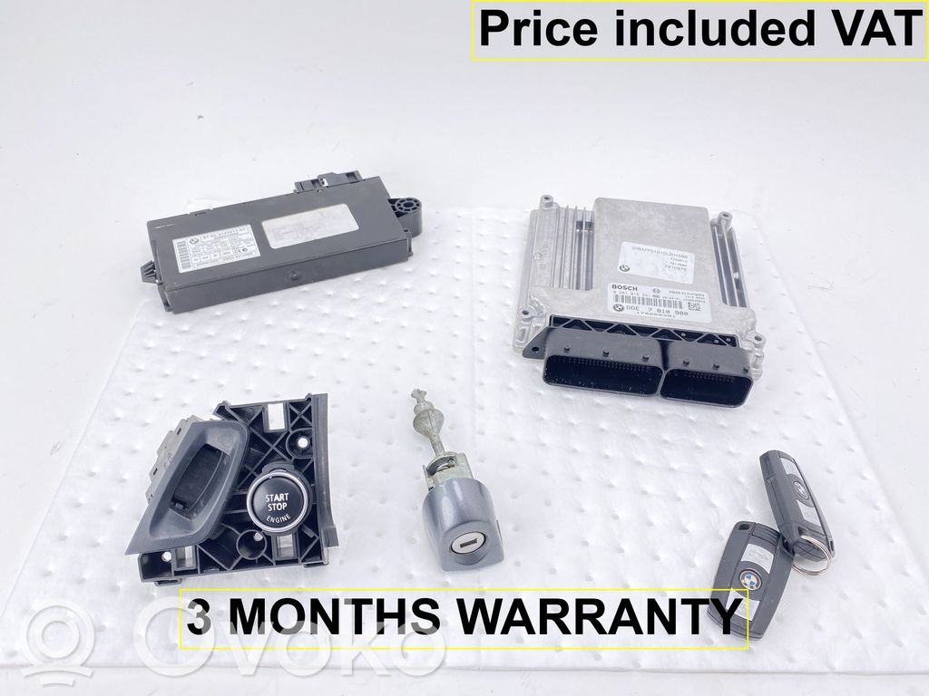 BMW 3 E90 E91 Engine ECU kit and lock set 