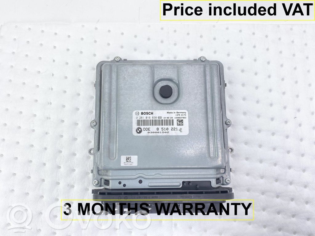 BMW 3 E90 E91 Unité de commande, module ECU de moteur 