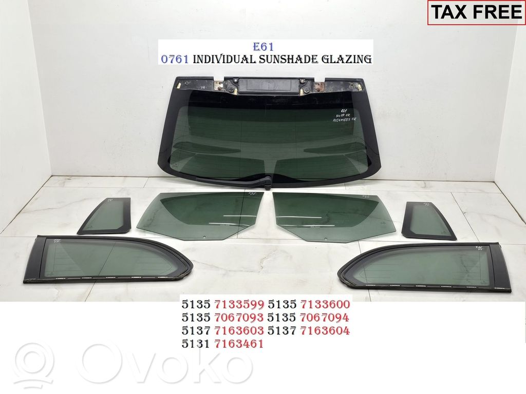 BMW 5 E60 E61 Rear glass trim 
