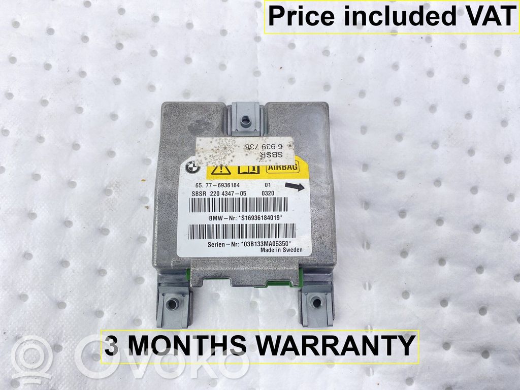 BMW 5 E60 E61 Airbag control unit/module 