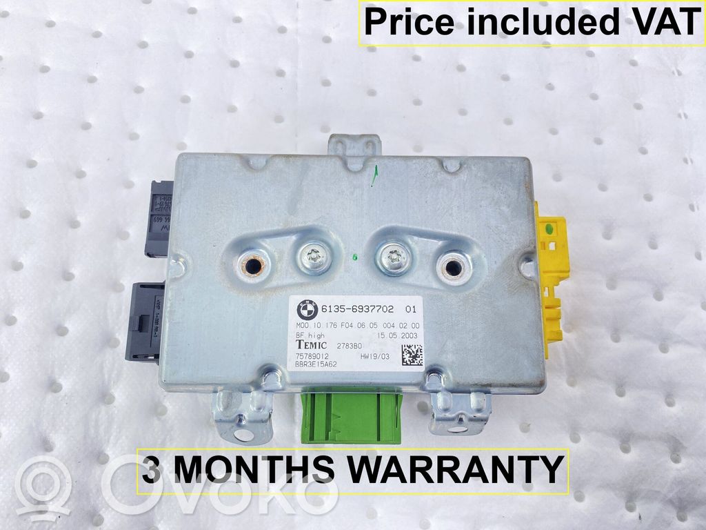 BMW 5 E60 E61 Module de contrôle airbag 
