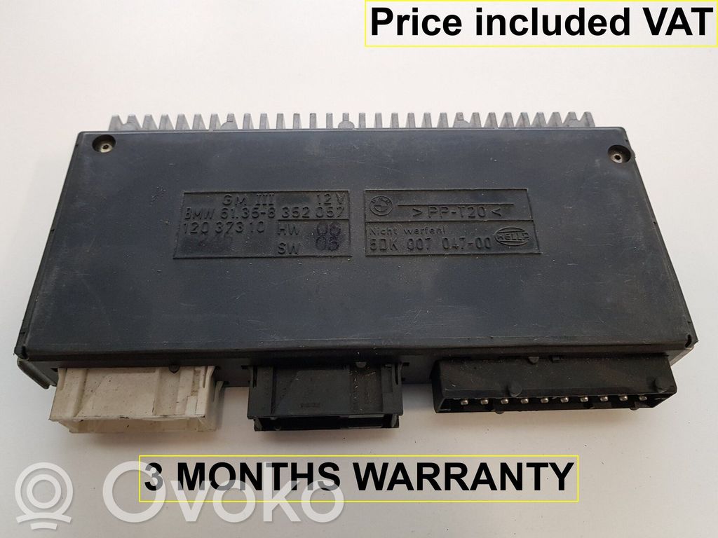 Central body control module   61356957349,6957349,61358352057,4140466,4376737,6948608,6957349,8352057