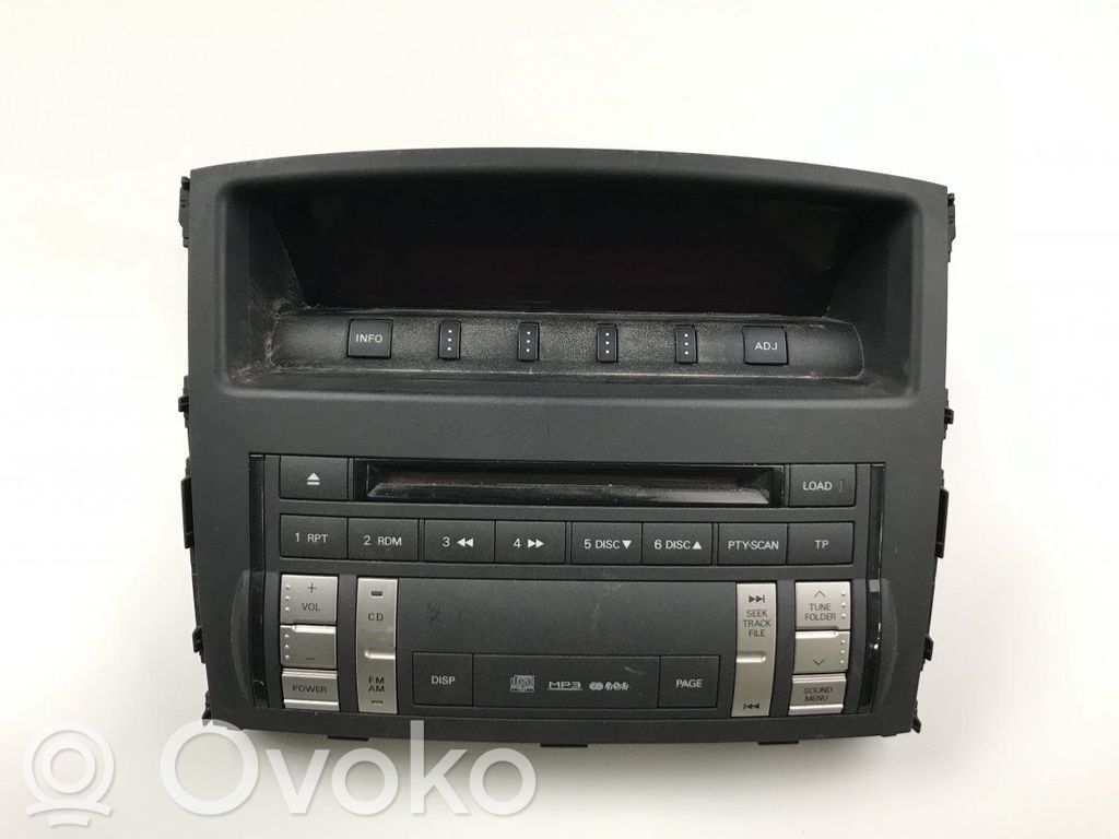 Mitsubishi Pajero Unidad delantera de radio/CD/DVD/GPS 