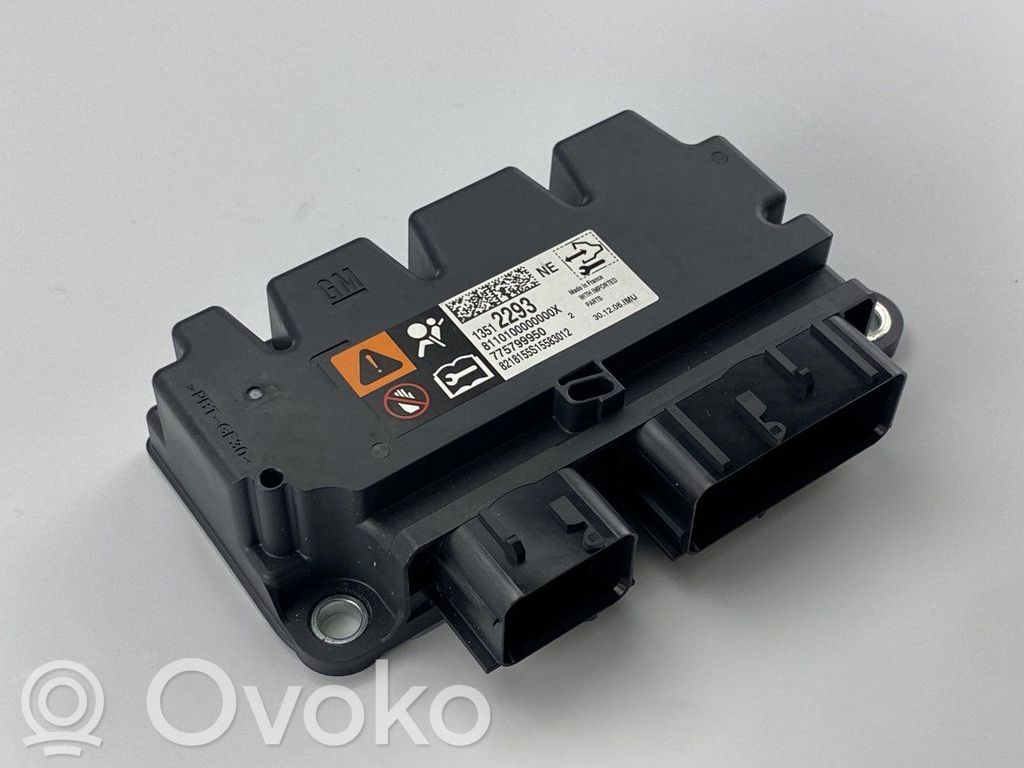 Opel Zafira C Airbag control unit/module 