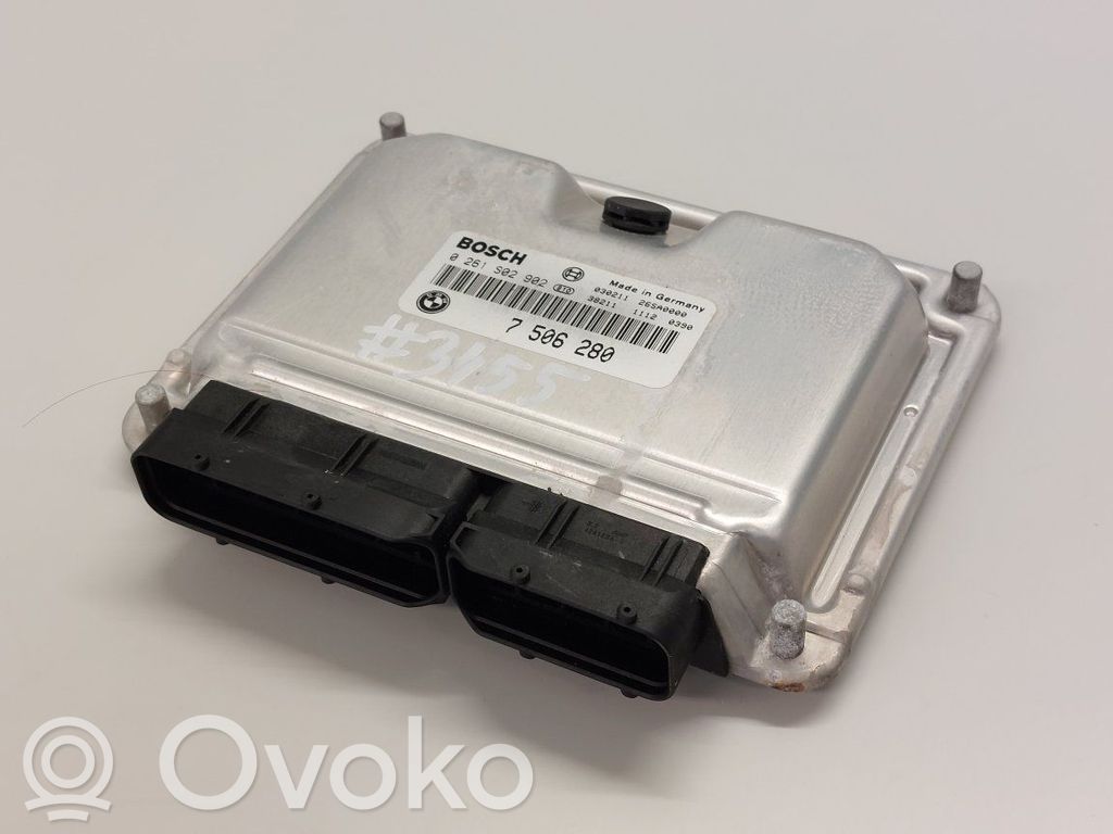 BMW 7 E65 E66 Engine control unit/module 
