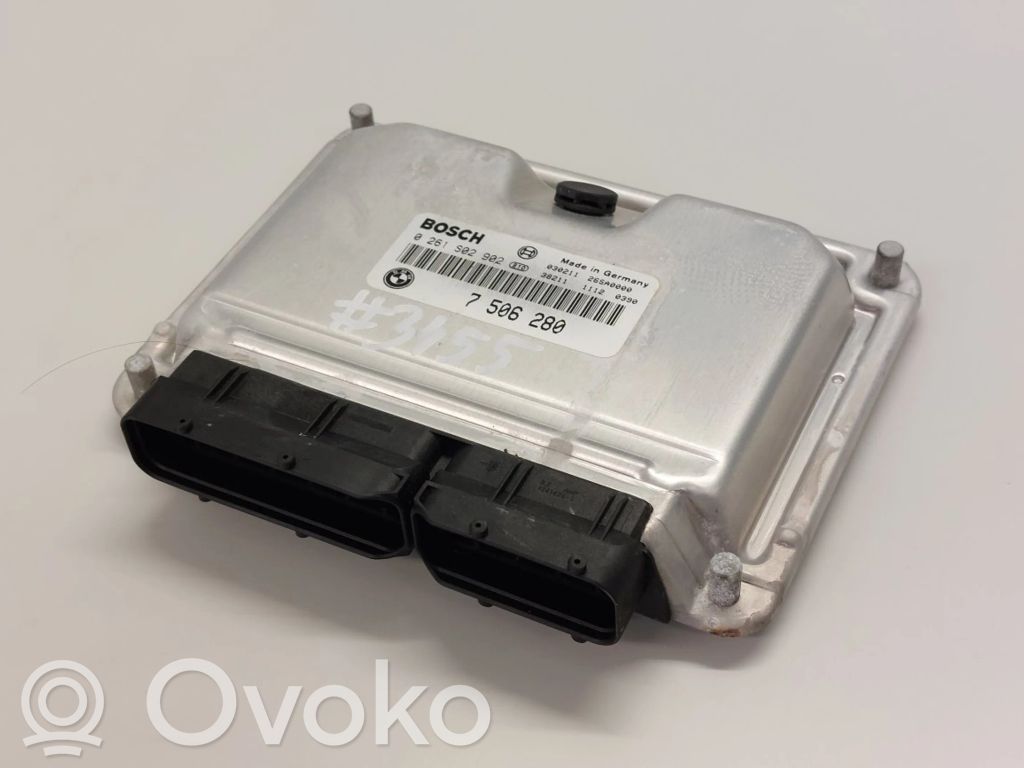 BMW 7 E65 E66 Engine control unit/module 