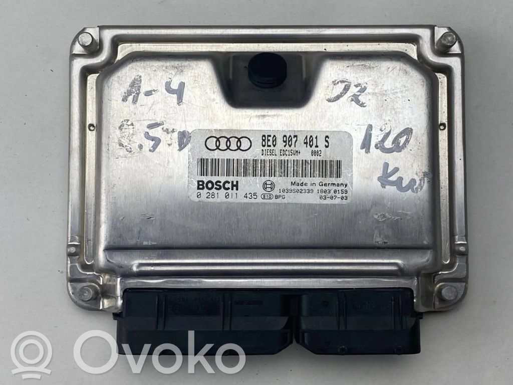 Audi A4 S4 B6 8E 8H Engine control unit/module 