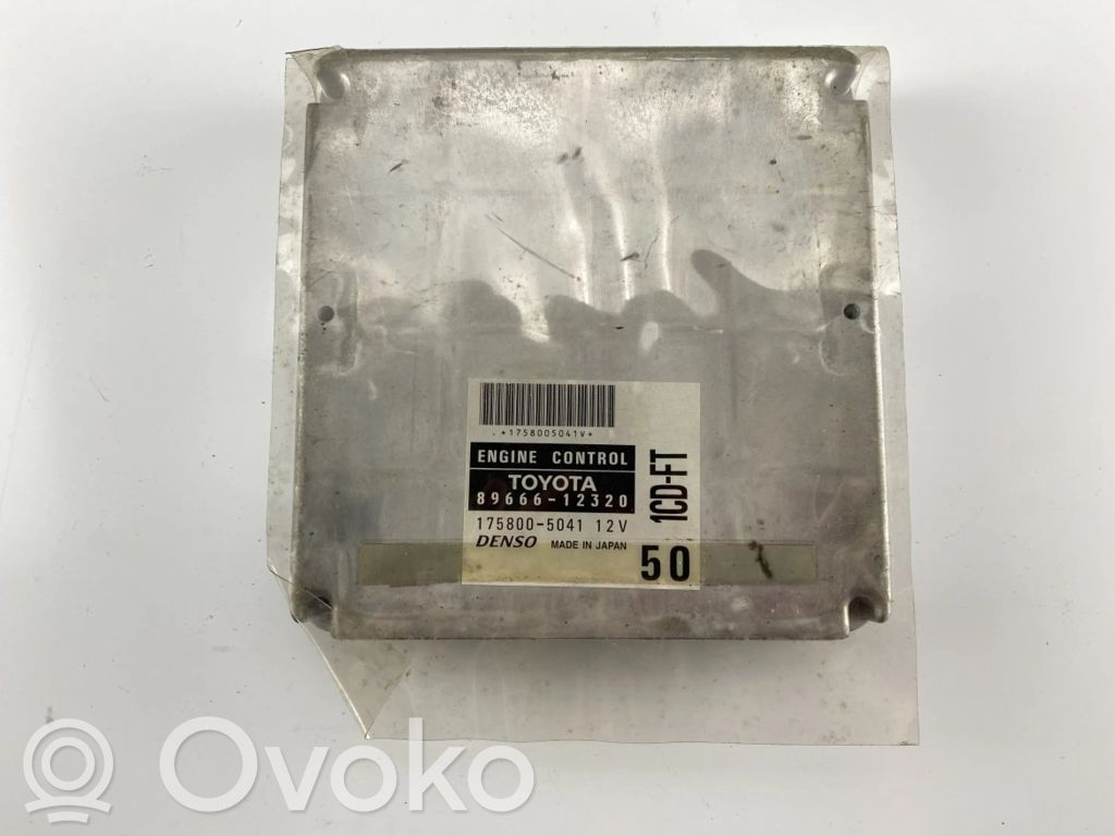 Toyota Corolla Verso E121 Engine control unit/module 