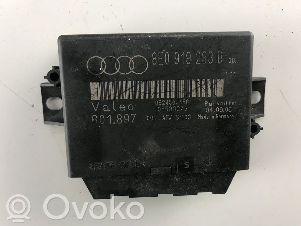 Audi A4 S4 B7 8E 8H Parkavimo (PDC) daviklių valdymo blokas 