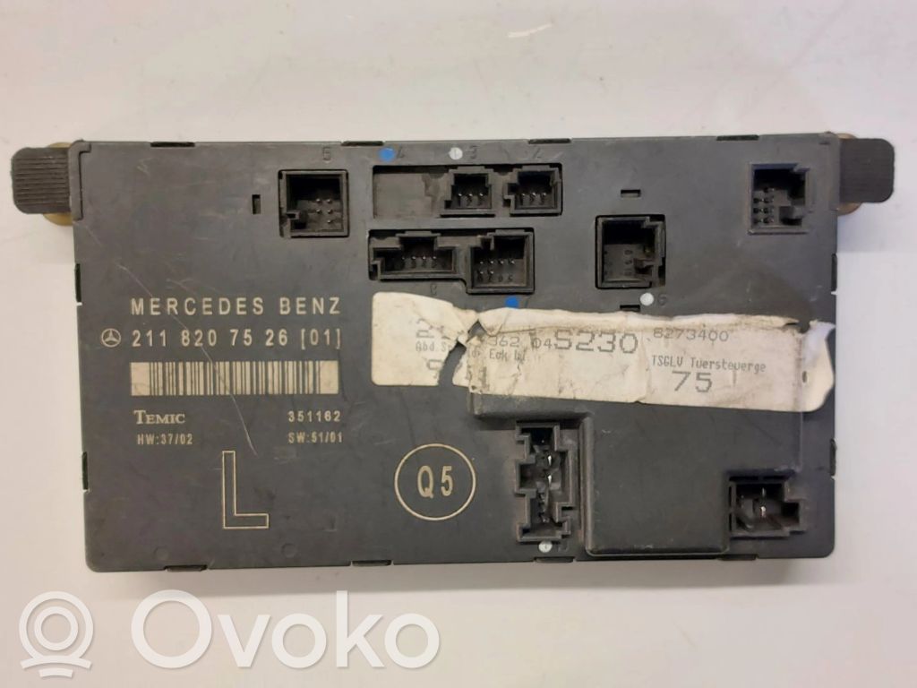 Mercedes-Benz E W211 Door control unit/module 