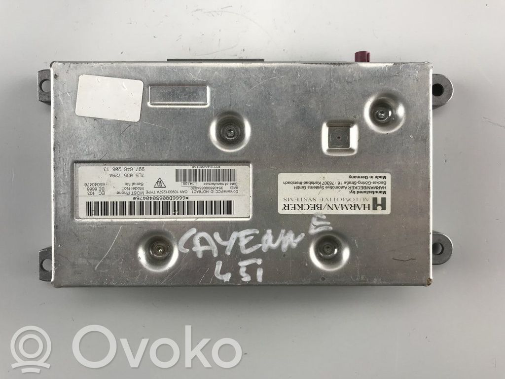 Porsche Cayenne (9PA) Phone control unit/module 