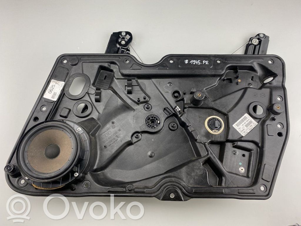 Volkswagen Golf VI Podnośnik szyby drzwi z silniczkiem 