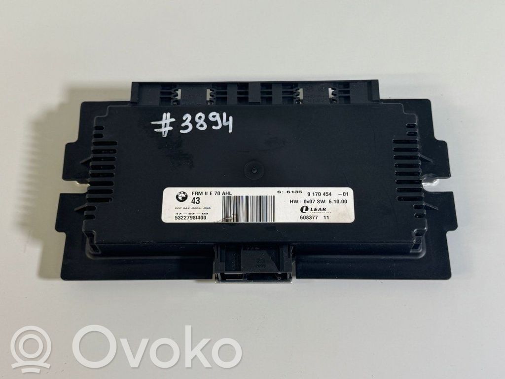 BMW X6 E71 Muut ohjainlaitteet/moduulit 