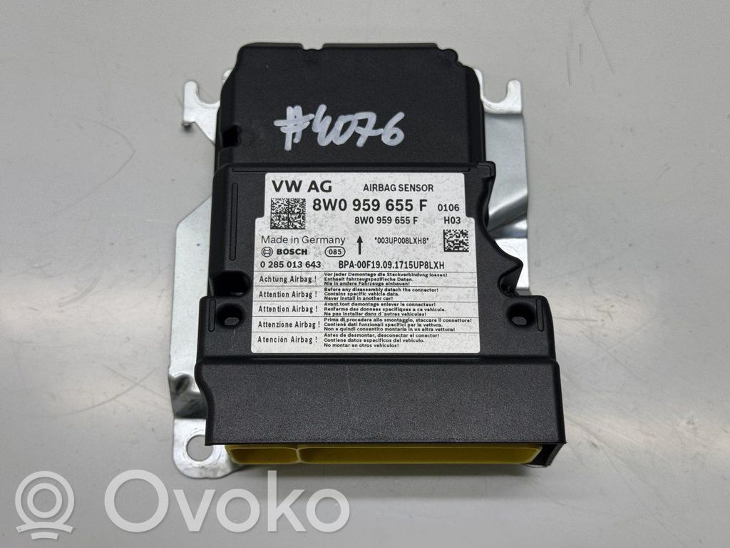 Audi A4 Allroad B9 Airbag control unit/module 