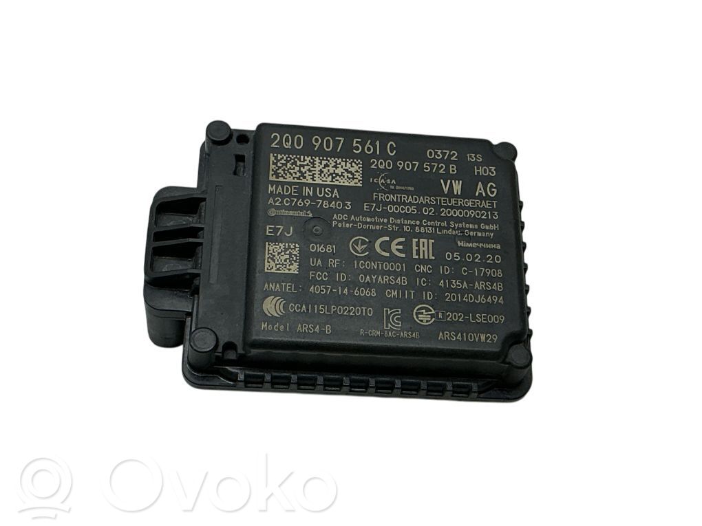 Sensor de radar Distronic   2Q0907561C,2Q0907561C