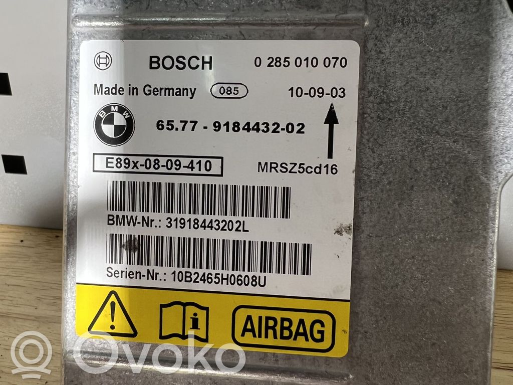 Airbag control unit/module   9184432,6577918443202,0285010070,31918443202L