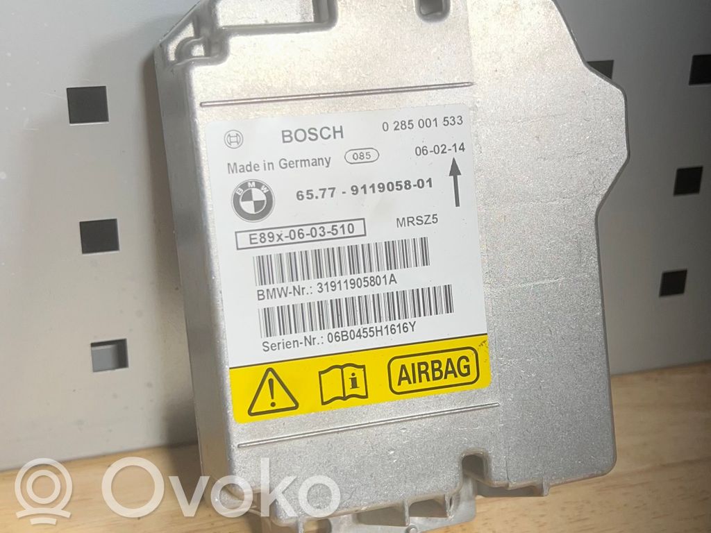BMW 3 E90 E91 Airbag control unit/module 