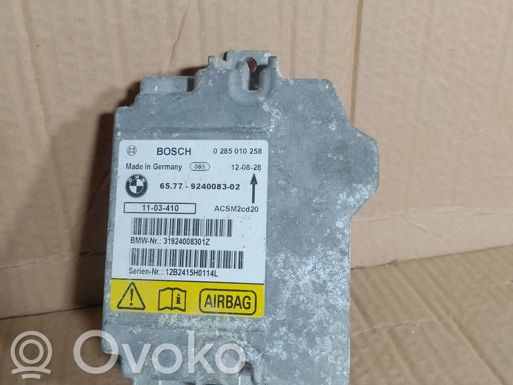 BMW X5 E70 Airbag control unit/module 