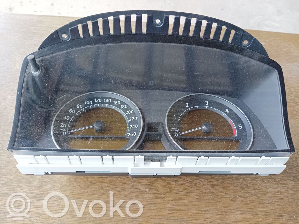 BMW 7 E65 E66 Spidometrs (instrumentu panelī) 