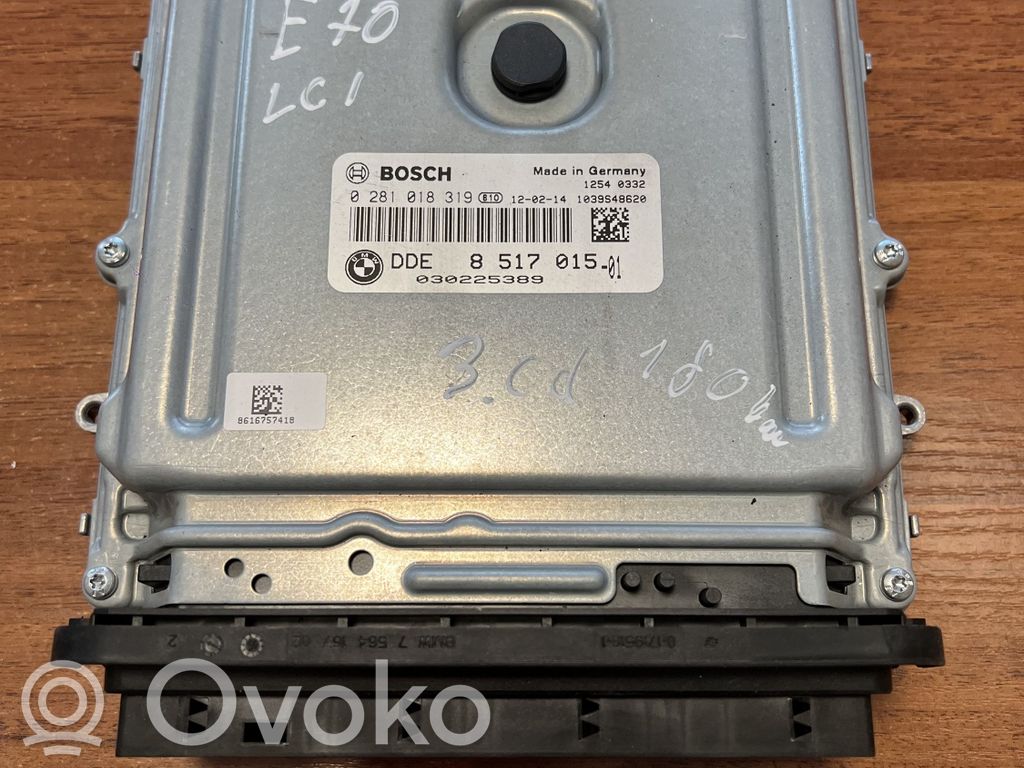 BMW X5 E70 Variklio valdymo blokas 