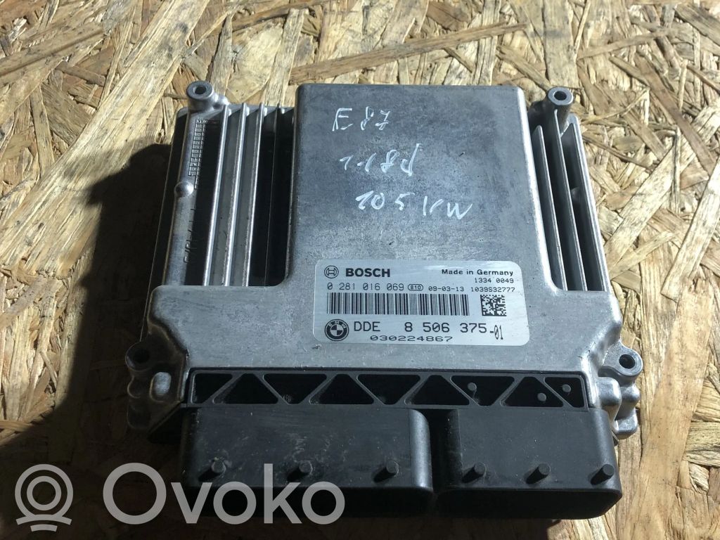 BMW 1 E81 E87 Sterownik / Moduł ECU 