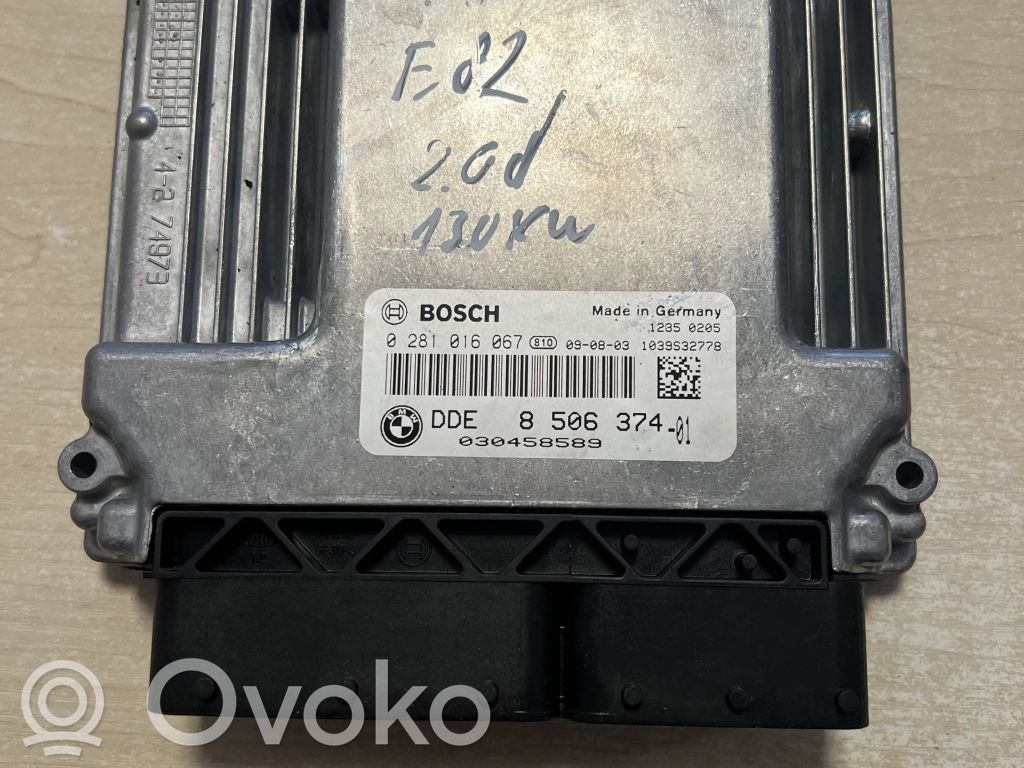 Engine control unit/module   8506374,030458589,0281016067