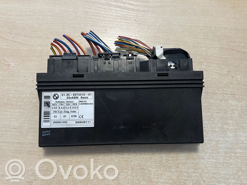 BMW 5 E60 E61 Komforto modulis 