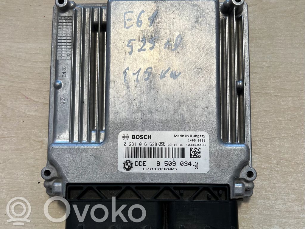 BMW 5 E60 E61 Engine control unit/module 