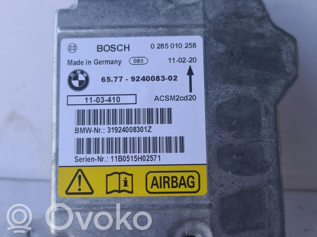 BMW X5 E70 Airbag control unit/module 