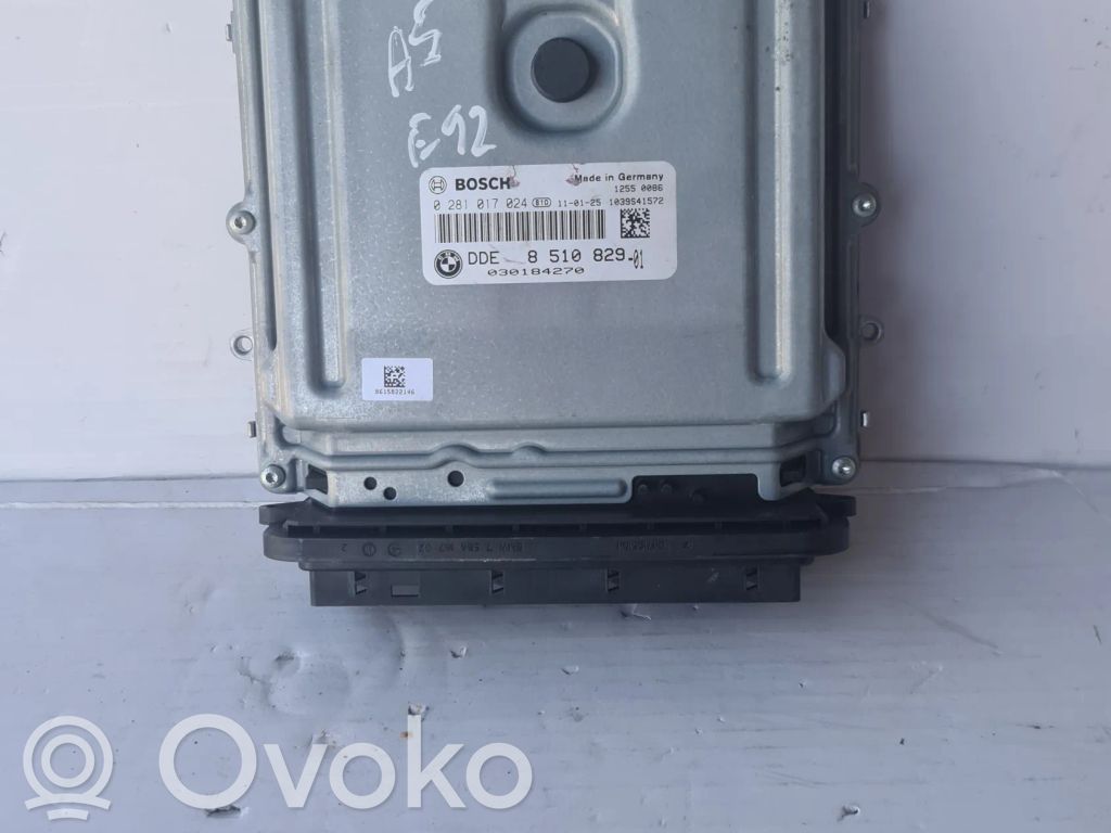 BMW 3 E92 E93 Variklio valdymo blokas 