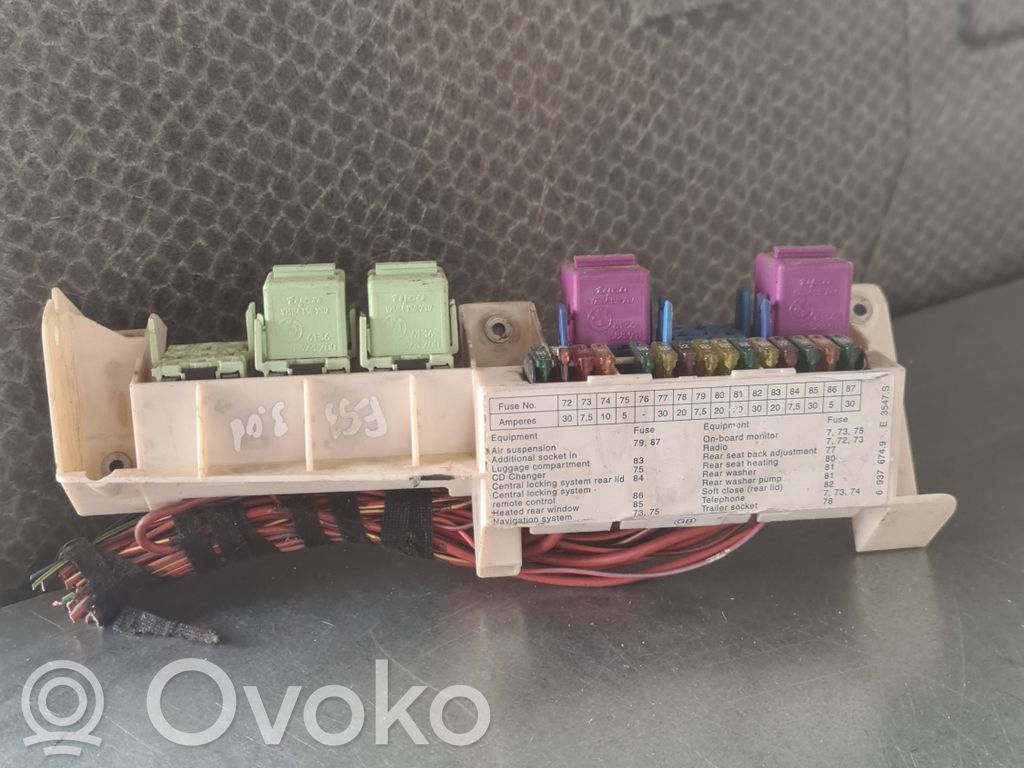 BMW X5 E53 Fuse box set 