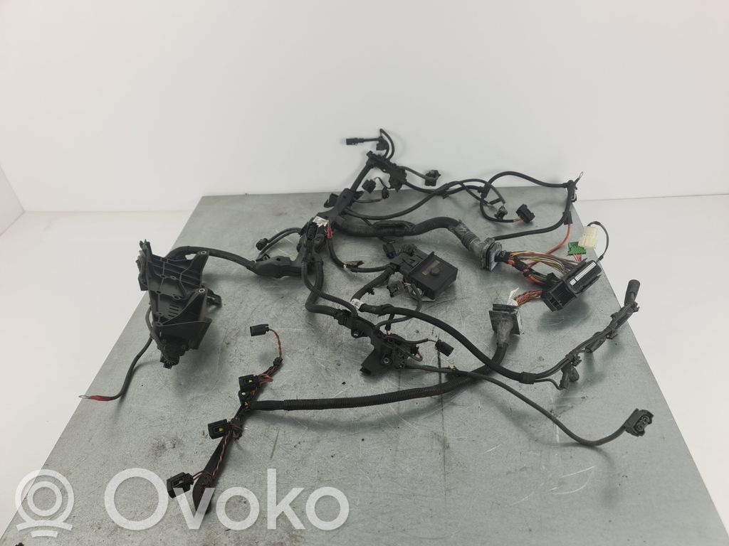 BMW 3 E90 E91 Wiązka przewodów silnika 