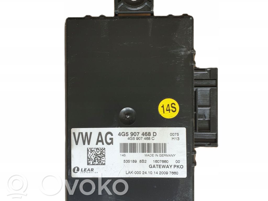 Audi A6 S6 C7 4G Gateway control module 