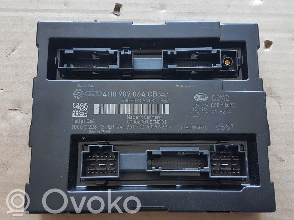 Audi A8 S8 D4 4H Module confort 