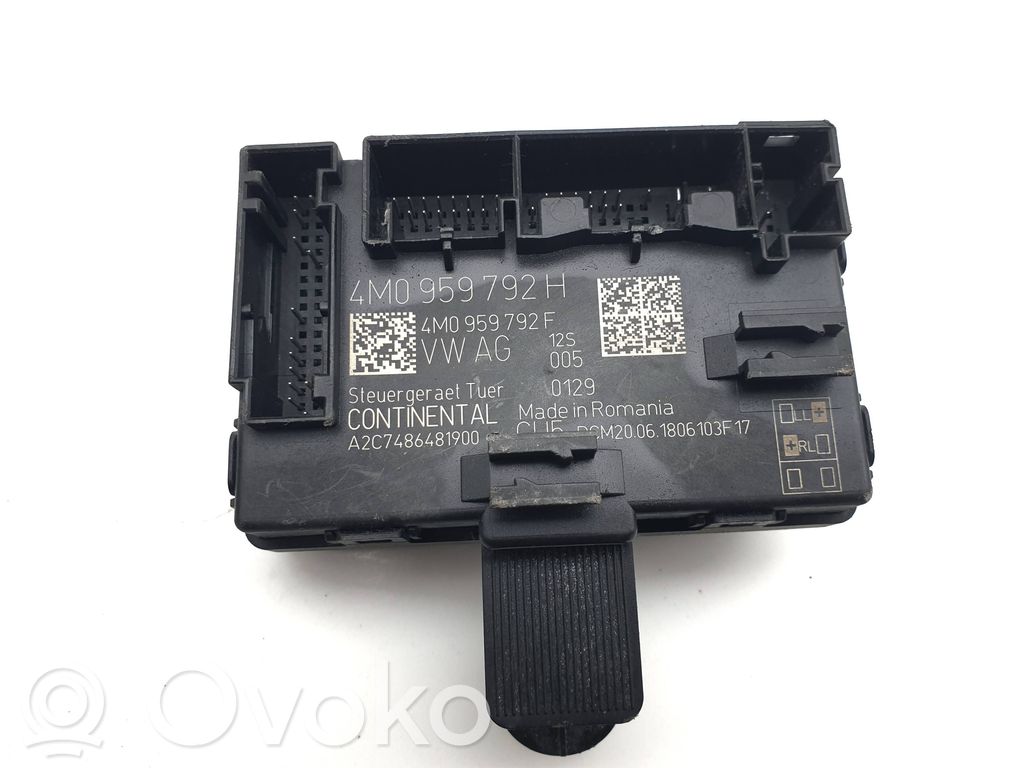 Door control unit/module   4M0959792H
