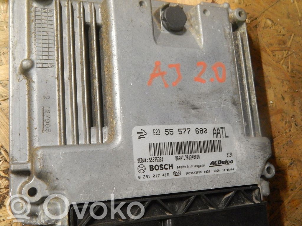 Opel Astra J Engine control unit/module 