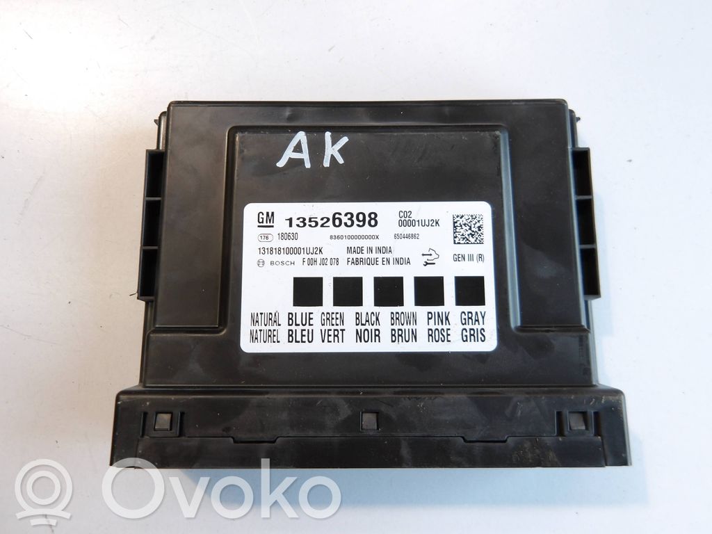 Opel Astra K Mukavuusmoduuli 