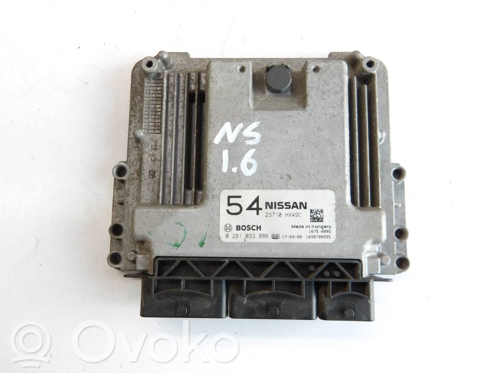 Nissan Qashqai Engine control unit/module 