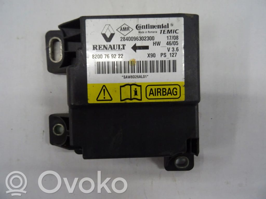 Renault Logan I Airbag control unit/module 