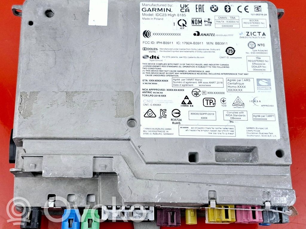 Stacja multimedialna GPS / CD / DVD   5A6DB37